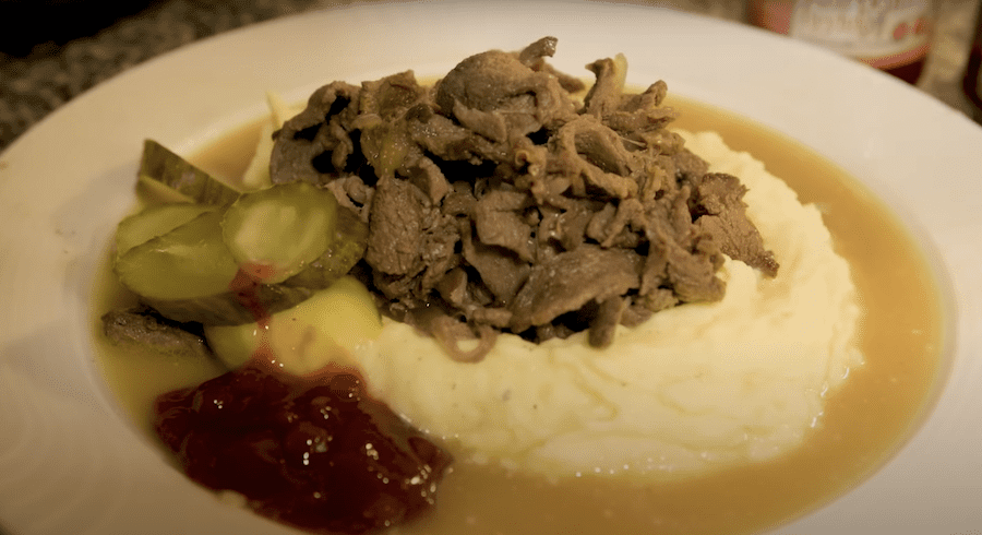 Plat typique finlandais : Poronkäristys